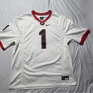 Nike Men's White Jersey with Red Trim